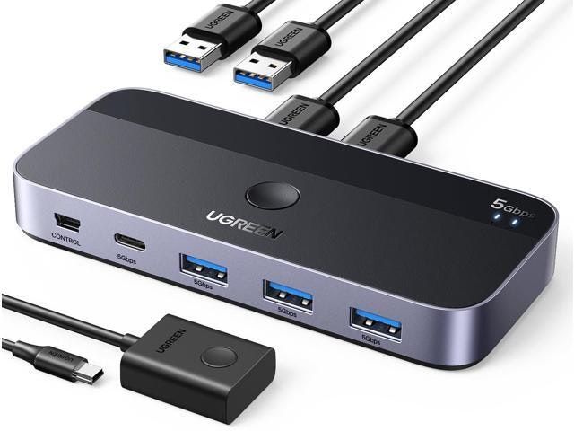 Ugreen 2-Computer 4-Port USB 3.0 Switcher: $63.99 Ugreen 2-Computer 4-Port USB 3.0 Switcher: $63.99