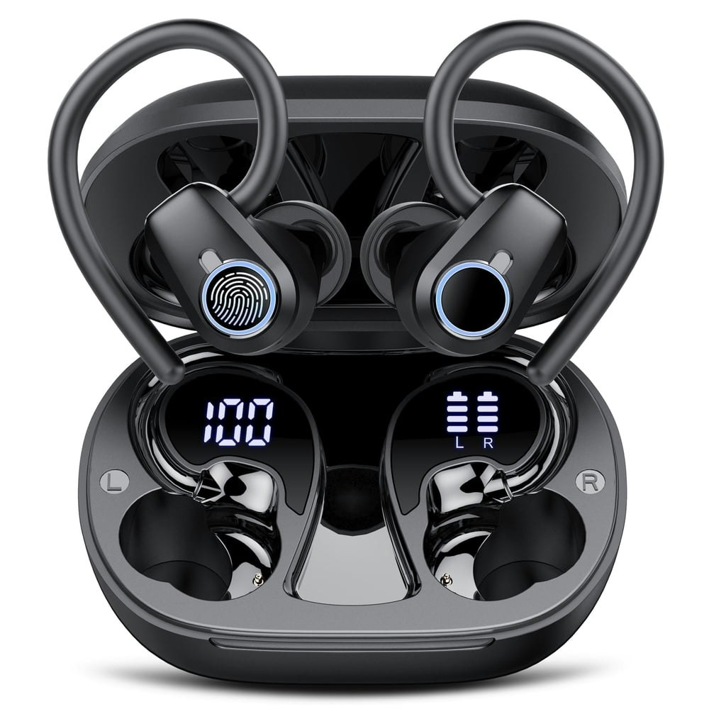 Wireless Sport Earbuds with Earhooks: $18.17 Wireless Sport Earbuds with Earhooks: $18.17
