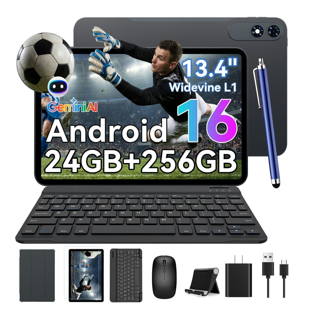 Tabwee T60 Pro 13.4-inch 24GB RAM 256GB Android Tablet: $189.79 Tabwee T60 Pro 13.4-inch 24GB RAM 256GB Android Tablet: $189.79