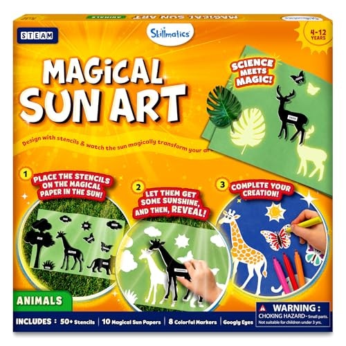 Skillmatics Magical Sun Art Animals Paper Craft Kit: $18.97 Skillmatics Magical Sun Art Animals Paper Craft Kit: $18.97
