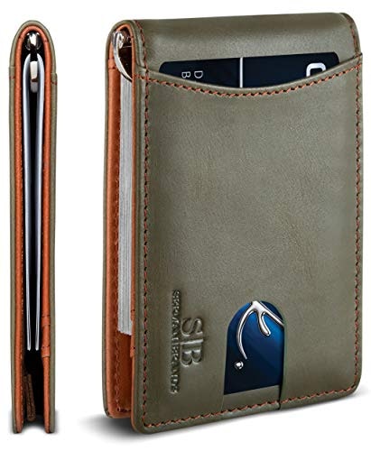 Serman Brands RFID Blocking Slim Bifold Leather Wallet: $23.93 Serman Brands RFID Blocking Slim Bifold Leather Wallet: $23.93