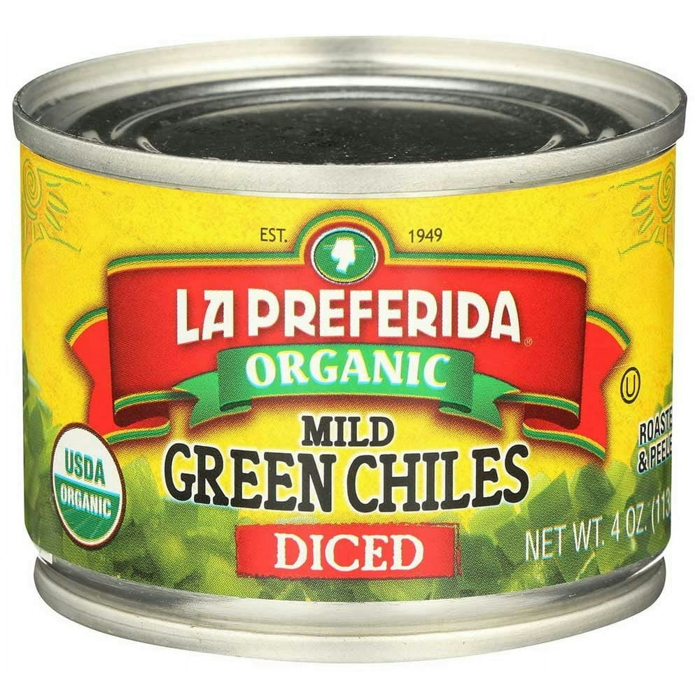 La Preferida Organic Mild Diced Green Chiles 4-oz. 12-Pack: $31.15 La Preferida Organic Mild Diced Green Chiles 4-oz. 12-Pack: $31.15