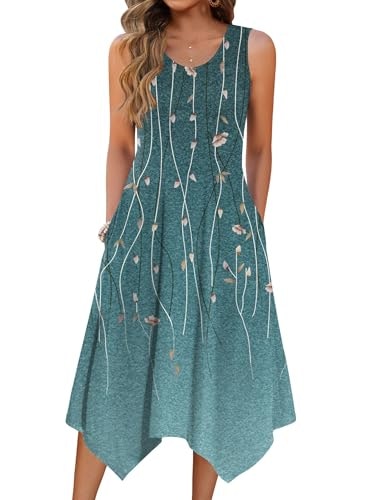 Zeagoo Women's Casual Tank Midi Sundress: $24.22