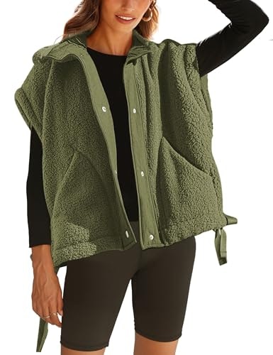 Vateami Women's Oversized Fleece Sherpa Vest: $31.96 Vateami Women's Oversized Fleece Sherpa Vest: $31.96