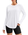 Women's Lightweight Long Sleeve Athletic Workout Shirt for $8 + free shipping w/ Prime