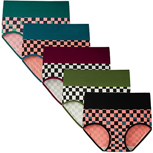 Innersy Women's Cotton High-Waisted Panties 5-Pack: $18.99 Innersy Women's Cotton High-Waisted Panties 5-Pack: $18.99