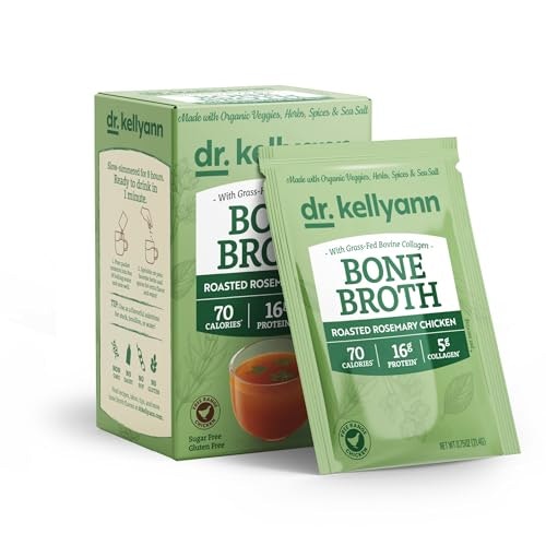 Dr. Kellyann Roasted Rosemary Chicken Bone Broth 7-Pack: $27.99