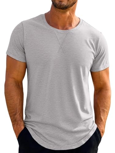 Runcati Men's Crew Neck Short Sleeve T-Shirt: $8.99