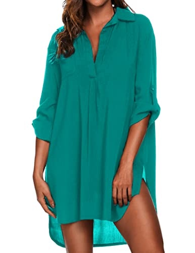 Ekouaer Women's Swimsuit Coverup Beach Dress: $16.99