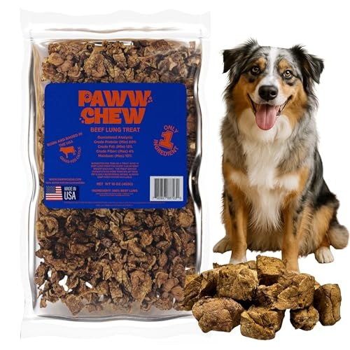 Paww Chew Beef Lung Dog Treats 1-Pound: $19.19 Paww Chew Beef Lung Dog Treats 1-Pound: $19.19