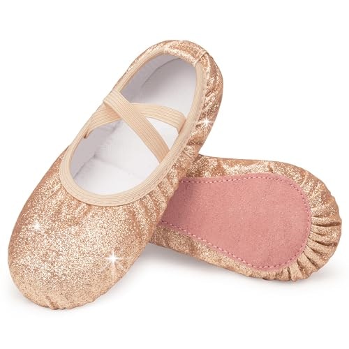 Stelle Girls' Glitter Vegan Leather Ballet Slippers: $8.99 Stelle Girls' Glitter Vegan Leather Ballet Slippers: $8.99