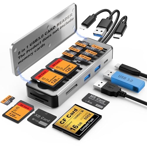 8-in-1 USB 3.0 Multi-Card Reader Adapter with Storage Box: $23.19 8-in-1 USB 3.0 Multi-Card Reader Adapter with Storage Box: $23.19