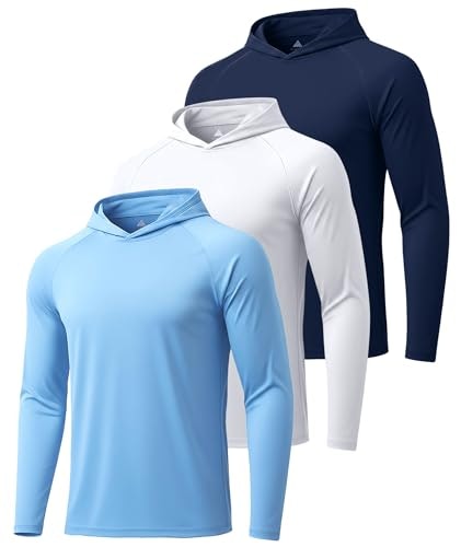 Zity Men's UPF 50+ Long Sleeve Sun Protection Hoodie: $18.49