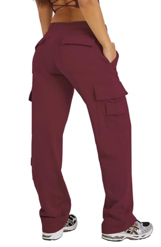 Waitfairy Women's Fleece Cargo Sweatpants: $29.99 Waitfairy Women's Fleece Cargo Sweatpants: $29.99