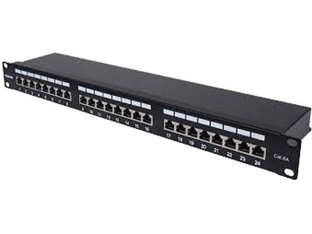Intellinet 24-Port Cat6a Shielded Patch Panel: $69.99 Intellinet 24-Port Cat6a Shielded Patch Panel: $69.99