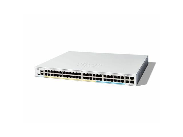 Cisco Catalyst C1300-48P-4X 48-Port Managed Layer 3 Switch: $1,832.99 Cisco Catalyst C1300-48P-4X 48-Port Managed Layer 3 Switch: $1,832.99