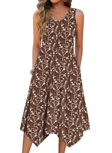 Zeagoo Sleeveless Flare Midi Sundress: $28.04 Zeagoo Sleeveless Flare Midi Sundress: $28.04
