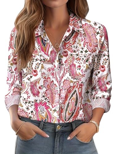 Zeagoo Women's Button-Up Dressy Blouse: $16.99 Zeagoo Women's Button-Up Dressy Blouse: $16.99