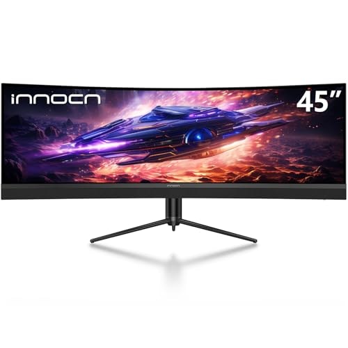 Innocn 45" Ultrawide 1440p HDR IPS LED Curved Monitor: $493.95