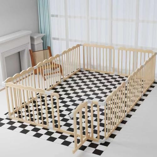 Hutocada 98x65x24-inch Wooden Baby Playpen: $159.95 Hutocada 98x65x24-inch Wooden Baby Playpen: $159.95