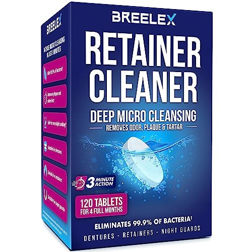 Breelex Retainer Cleaner Tablets 120-Count: $14.94 Breelex Retainer Cleaner Tablets 120-Count: $14.94