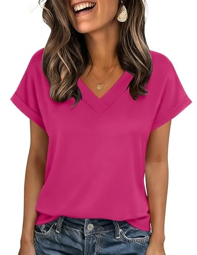 Zeagoo Women's Short Sleeve Blouse: $11.69