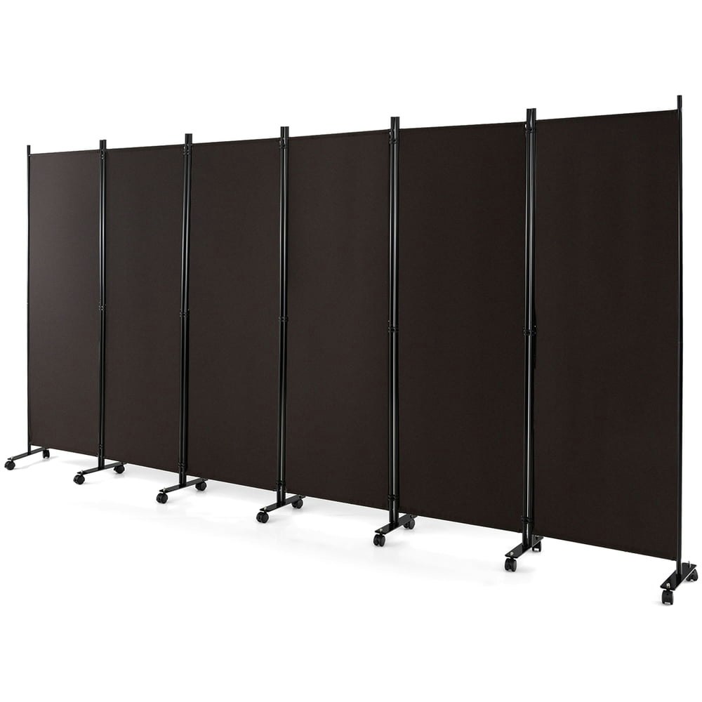Costway 6-Panel Folding Room Divider with Lockable Wheels: $89.99 Costway 6-Panel Folding Room Divider with Lockable Wheels: $89.99