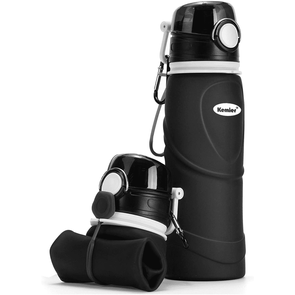 Kemier 750ml Collapsible Silicone Water Bottle: $10.99 Kemier 750ml Collapsible Silicone Water Bottle: $10.99