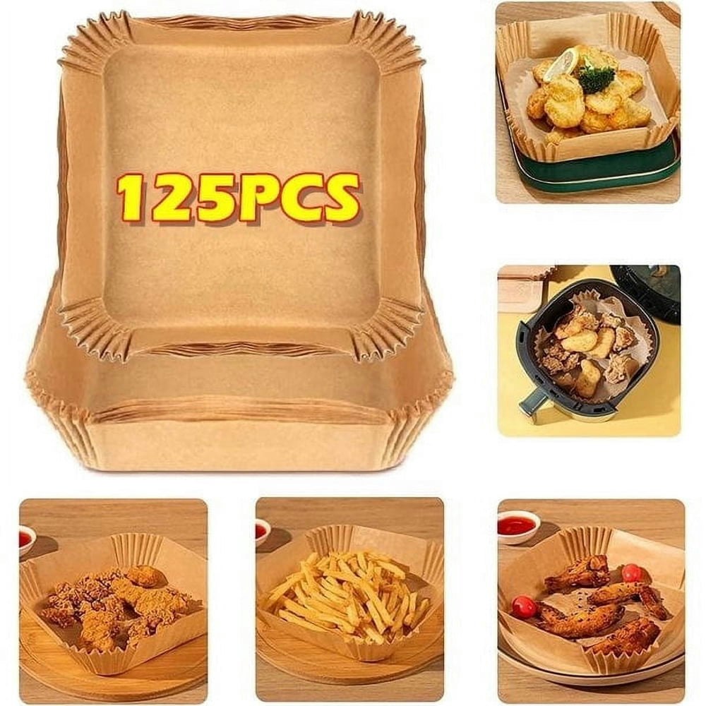 M Buder 6.3-inch Square Air Fryer Parchment Paper Liner 125-Pack: $9.89 M Buder 6.3-inch Square Air Fryer Parchment Paper Liner 125-Pack: $9.89