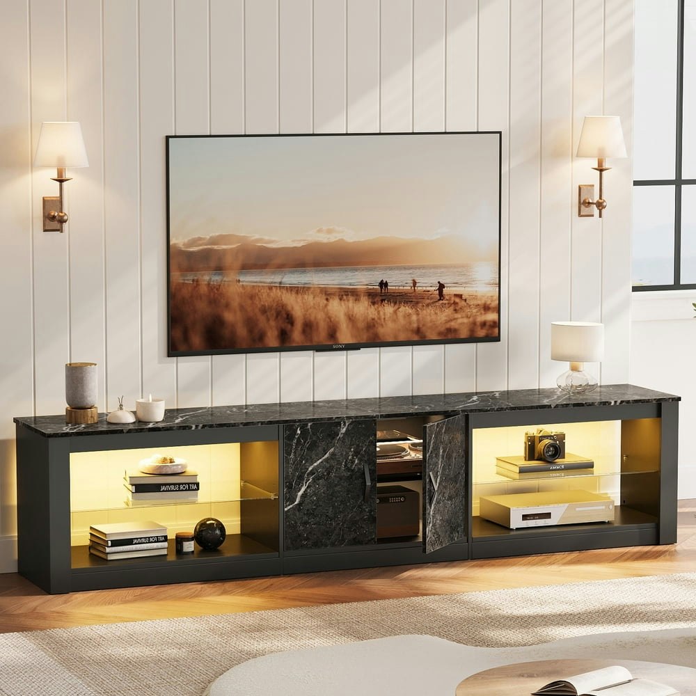 Bestier 80-Inch LED TV Stand: $169.99 Bestier 80-Inch LED TV Stand: $169.99