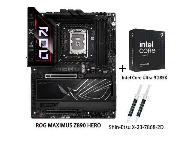 Asus ROG Maximus Z890 Hero Motherboard and Intel Core Ultra 9 285K Processor Combo: $1,899.99