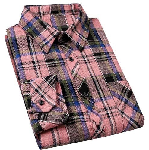 Cromoncent Men's Plaid Flannel Long Sleeve Button Down Shirt: $22.08 Cromoncent Men's Plaid Flannel Long Sleeve Button Down Shirt: $22.08