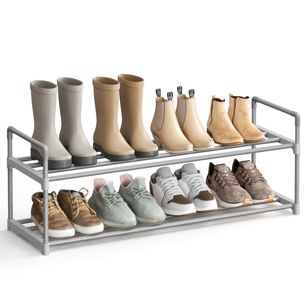 2-Tier Shoe Rack Organizer: $14.99 2-Tier Shoe Rack Organizer: $14.99