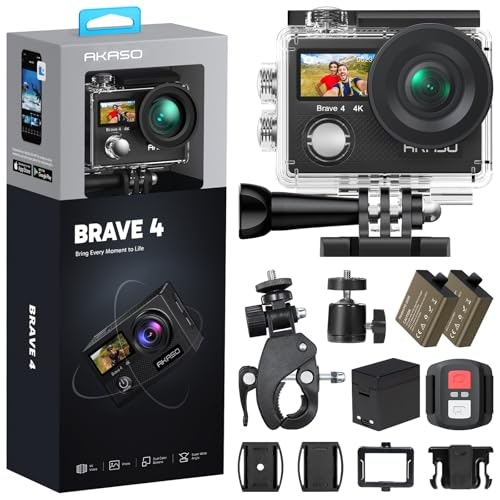 Akaso Brave 4 4K Action Camera: $69.98