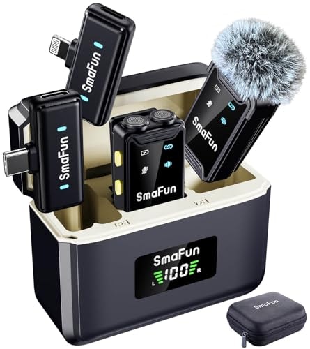 SmaFun TwinCast S2 Wireless Lavalier Microphone 2-Pack: $42.49 SmaFun TwinCast S2 Wireless Lavalier Microphone 2-Pack: $42.49