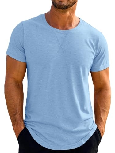 Runcati Men's Crew Neck Short Sleeve T-Shirt: $9.98 Runcati Men's Crew Neck Short Sleeve T-Shirt: $9.98