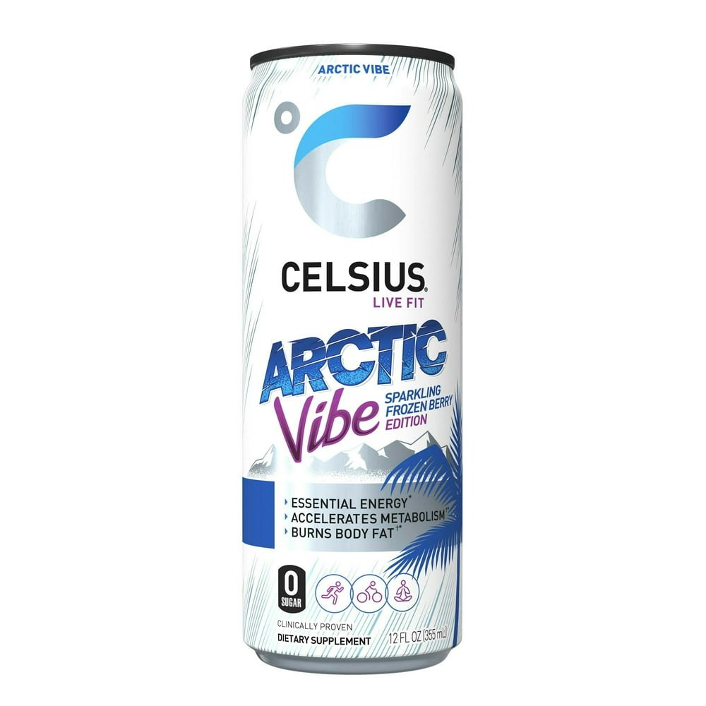 Celsius Sparkling Arctic Vibe Energy Drink 12-oz 2-Pack: $10.99