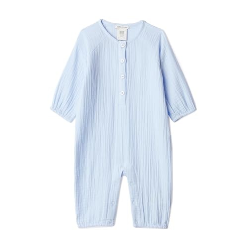 Amazon Essentials x Sofia Grainge Baby Cotton Gauze Overalls: $15.10