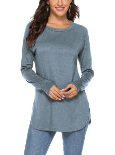 Newchoice Women's Crewneck Long Sleeve Tunic Top: $14.99 Newchoice Women's Crewneck Long Sleeve Tunic Top: $14.99