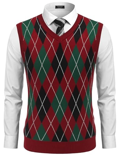 Coofandy Men's V-Neck Knitted Sweater Vest: $22.60 Coofandy Men's V-Neck Knitted Sweater Vest: $22.60