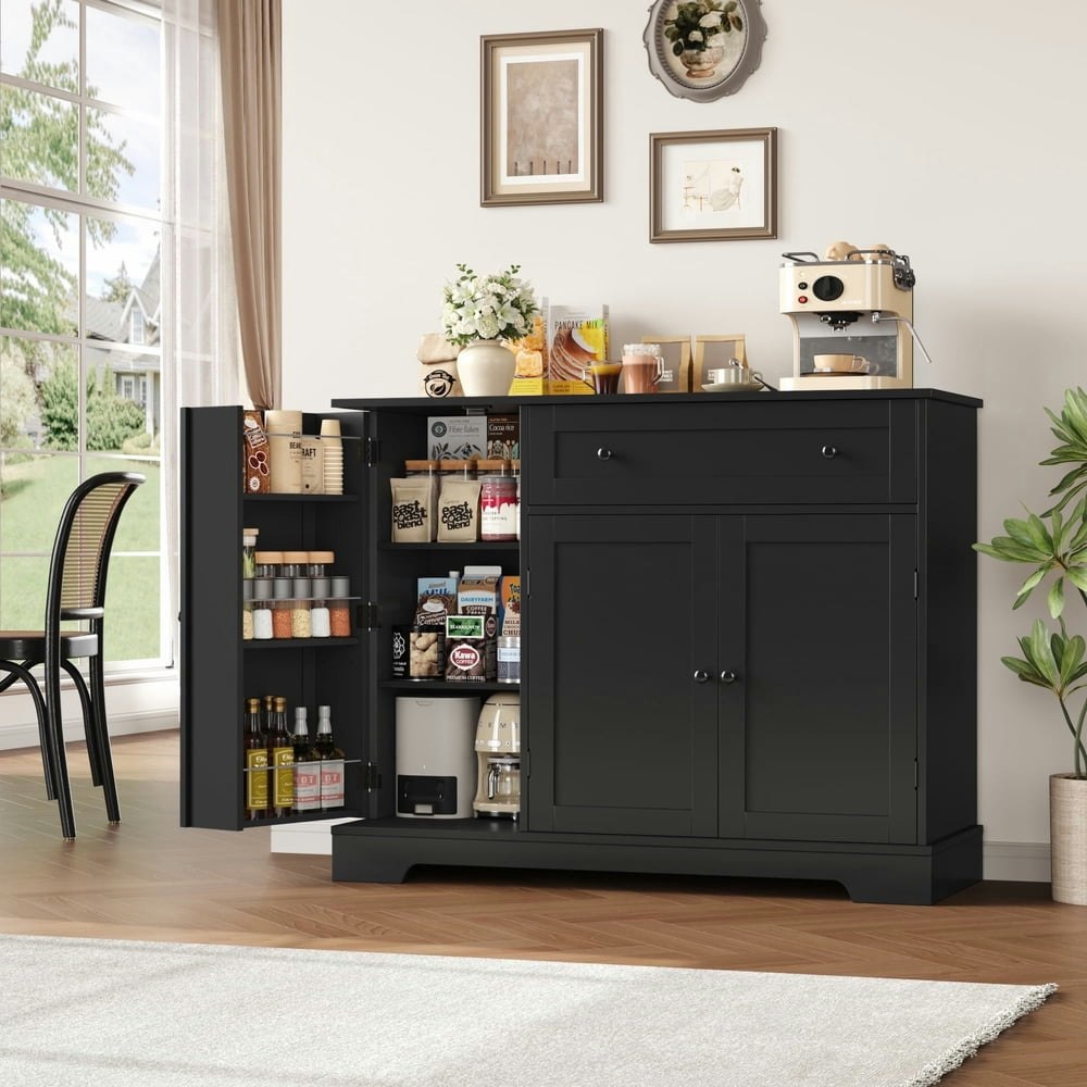 Homfa Sideboard Buffet Cabinet with Drawer: $149.97 Homfa Sideboard Buffet Cabinet with Drawer: $149.97
