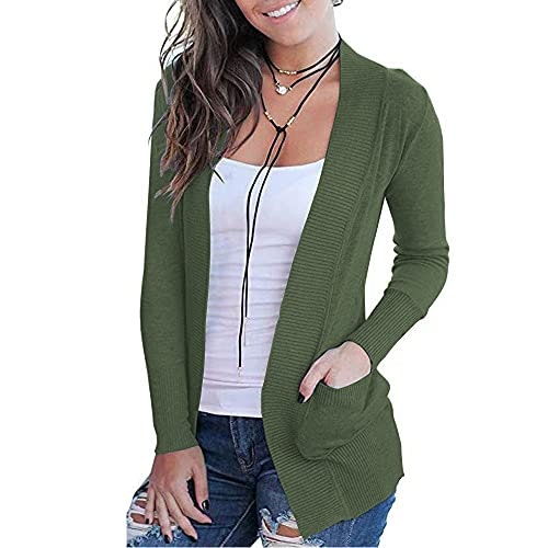 Voianlimo Women's Long Sleeve Knit Open Front Cardigan with Pockets: $28.04 Voianlimo Women's Long Sleeve Knit Open Front Cardigan with Pockets: $28.04