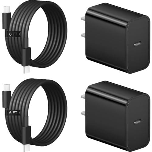 20W USB-C Wall Charger and 6FT Cable 4-Pack: $22.93 20W USB-C Wall Charger and 6FT Cable 4-Pack: $22.93