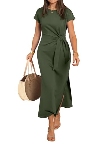 Anrabess Women's Wrinkle-Free Maxi Dress: $34.64
