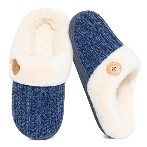 Evshine Women's Chenille Knit Fuzzy Memory Foam Slippers: $21.24 Evshine Women's Chenille Knit Fuzzy Memory Foam Slippers: $21.24