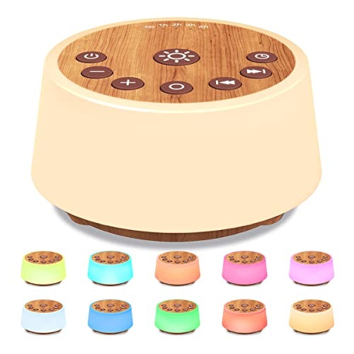 White Noise Sound Machine with Night Light: $25.19 White Noise Sound Machine with Night Light: $25.19