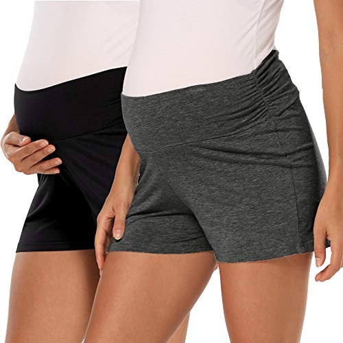 Fitglam Women's Maternity Lounge Shorts 2-Pack: $16.97
