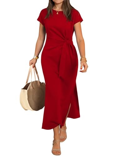 Anrabess Women's Wrinkle-Free Maxi Dress: $34.64