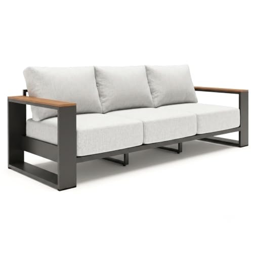 ComfCove Oversized Aluminum 3-Seat Outdoor Sofa: $594.99 ComfCove Oversized Aluminum 3-Seat Outdoor Sofa: $594.99