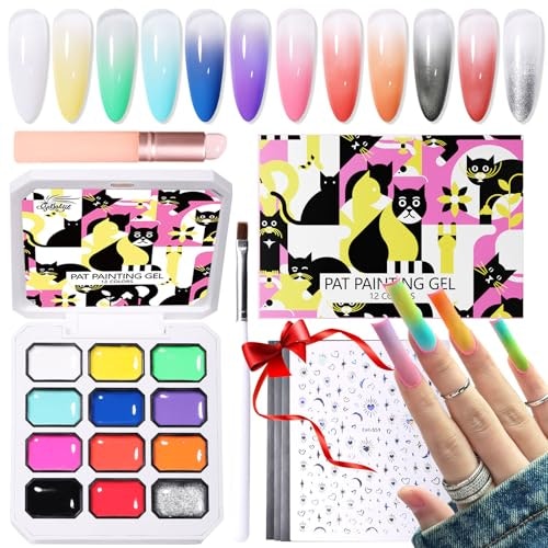 Gellaktik 12-Color Gel Polish Palette Kit: $8.49 Gellaktik 12-Color Gel Polish Palette Kit: $8.49